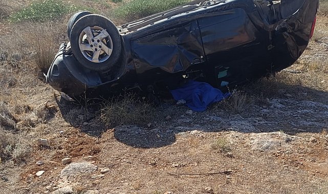 Aracıyla gece şarampole uçan sürücü, sabah ölü bulundu