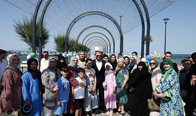 Arnavutköy Karaburun'da meydan açıldı, Millet Bahçesi'nin 3. Etabın temeli atıldı