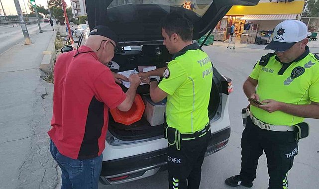 Ayakta zor duruyordu, araç kullanırken yakalandı