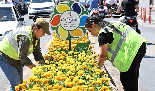 Aydın Büyükşehir'den Nazilli'de temizlik ve peyzaj çalışması