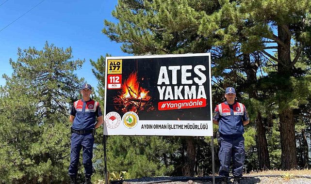 Aydın Jandarmasından yangın uyarısı: "Her Şey Elimizde"