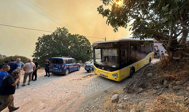 Aydın'da köyler tahliye edilmeye başlandı