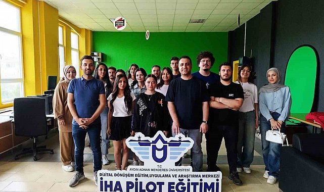 Aydın'da Ticari İHA Pilotları mezun oldu