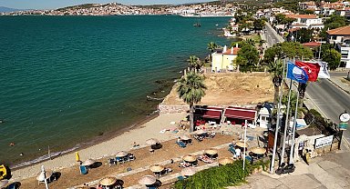 Ayvalık'ta plajlara mavi bayrak