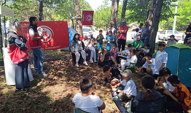 Babalar gününde 'Baba Çocuk Kampı'