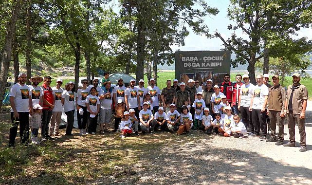 Babalar ve çocukları Beyşehir'deki kampta buluştu