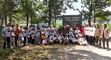 Babalar ve çocukları Beyşehir'deki kampta buluştu