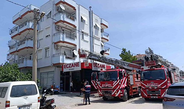 Baca yangını itfaiye ve jandarmayı alarma geçirdi