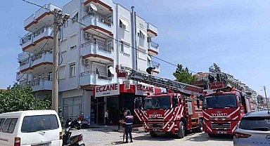 Baca yangını itfaiye ve jandarmayı alarma geçirdi