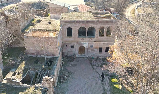 Bağpınar'daki tarihi konak için çalışmalar başladı