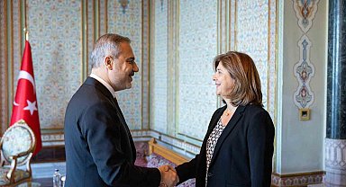 Bakan Fidan, BM Kıbrıs Şahsi Temsilcisi Holgun'i kabul etti