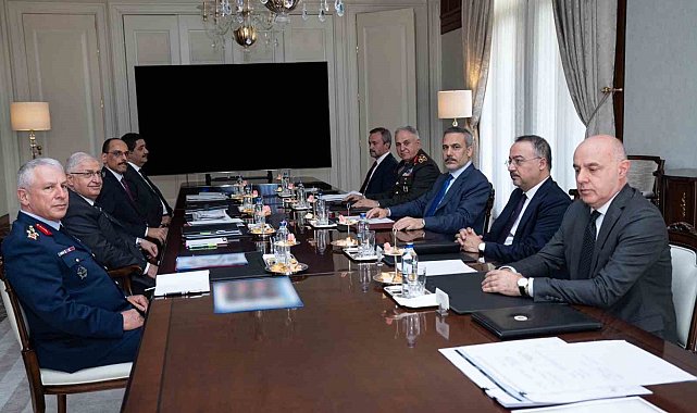 Bakan Güler, Bakan Fidan ve MİT Başkanı Kalın, son bölgesel gelişmeleri ele aldı