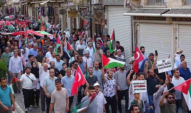 Bakan Işıkhan, Mardin'de Gazze'ye destek yürüyüşüne katıldı