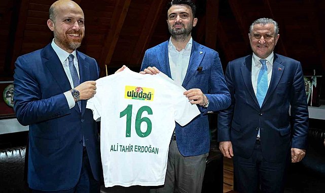 Bakan Osman Aşkın Bak ve Bilal Erdoğan'dan Bursaspor'a ziyaret