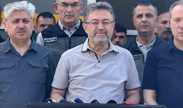 Bakan Yumaklı açıkladı: "Yangının şu an itibariyle büyük ölçüde kontrol altına alındığını söylemek istiyorum"