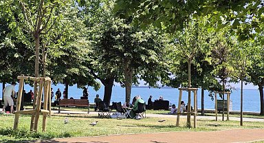 Bakırköy sahili bayram tatilinin son gününde doldu taştı