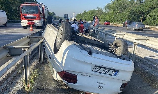Balıkesir-Bursa kara yolunda trafik kazası: 2 yaralı