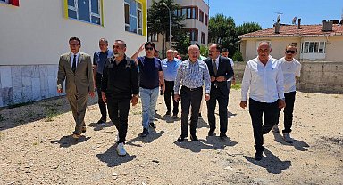 Balıkesir'de okul inşaatları yerinde incelendi