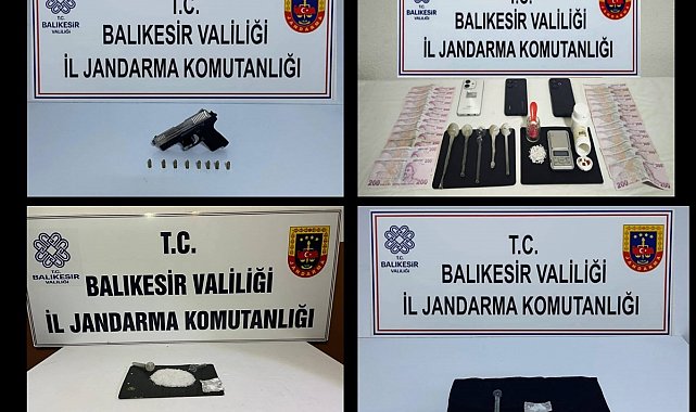 Balıkesir'de uyuşturucu operasyonu: 3 tutuklama