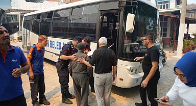 Balıkesir'deki orman yangınında Sarnıç Kırsal Mahallesi boşaltılıyor