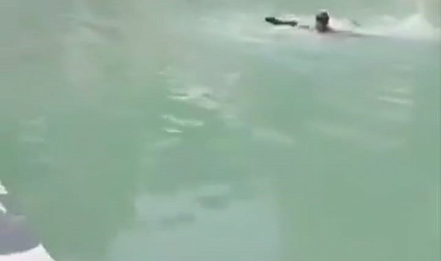 Balıklıgöl'de yüzen şahsa ceza