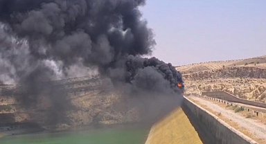 Barajdan yükselen dumanlar paniğe neden oldu