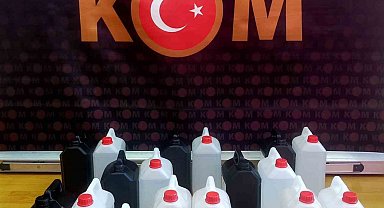 Bartın'da 90 litre sahte alkol yakalandı