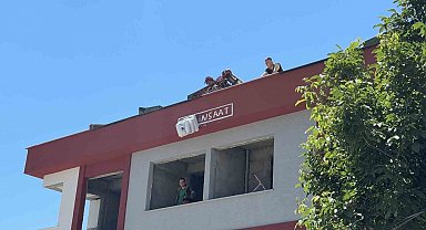 Başakşehir'de elektrik akımına kapılan işçi inşaattan düştü