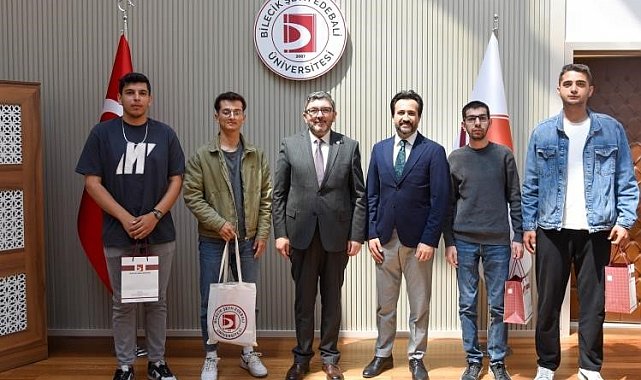 Başarılı genç sporcu Bilgin'e Rektörü Kaplancılı'dan tebrik