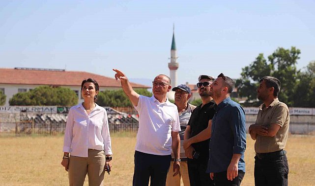 Başkan Akın'dan projelere yerinde inceleme