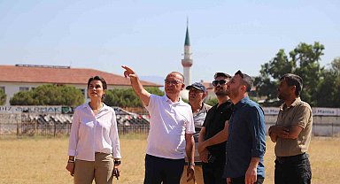 Başkan Akın'dan projelere yerinde inceleme