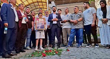 Başkan Ateş vurulduğu yerde anıldı