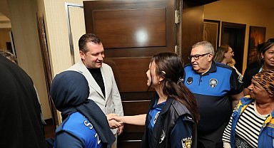 Başkan Balcıoğlu, belediye personeliyle bayramlaştı