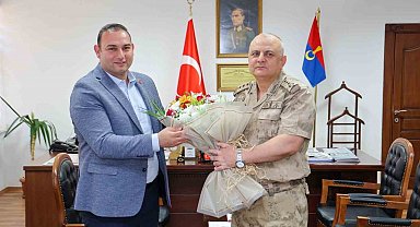 Başkan Bilecen, Kilis İl Jandarma Komutanını ziyaret etti