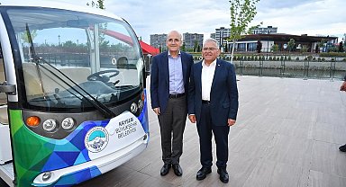 Başkan Büyükkılıç, Bakan Şimşek'e Mutfak Sanatları Merkezi'ni tanıttı