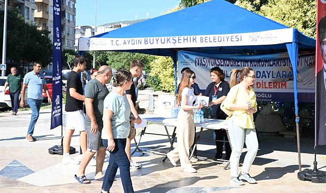 Başkan Çerçioğlu üniversite adaylarının yanında