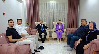 Başkan Doğanca şehit ailesini unutmadı