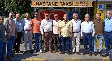 Başkan Erkan Özkan'a bayramda baklavalı börekli sürpriz