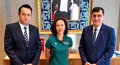 Başkan Kahveci, klasman hakemlerini ağırladı