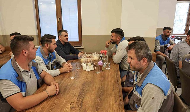 Başkan Özdoğan, bayram mesaisi yapan ekiplere teşekkür etti