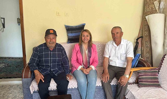 Başkan Tekin, Kıbrıs Gazisine moral oldu