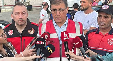 Başkan Tugay: "Yangında herhangi bir yaralanma yok"