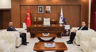 Başsavcı Şahin'den Rektör Akkaya'ya hayırlı olsun ziyareti