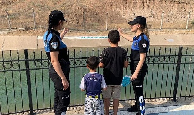 Batman'da çocuklara su güvenliği eğitimi