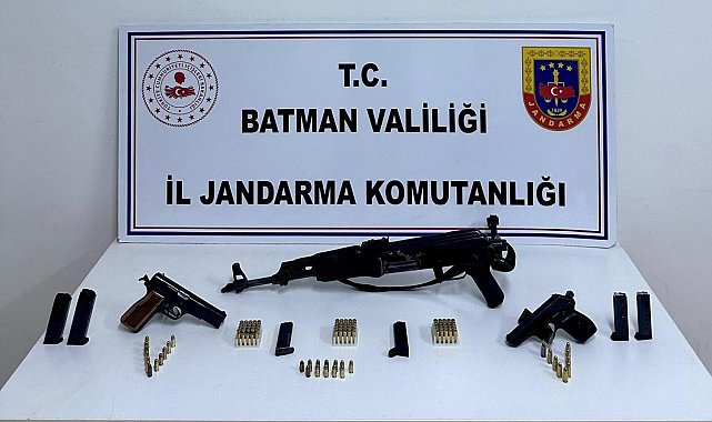 Batman'da uzun namlulu kaçak silah ile yakalanan şahıs tutuklandı