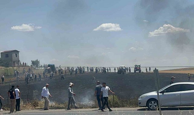 Batman'da yaklaşık 25 dönüm ekili buğday yandı