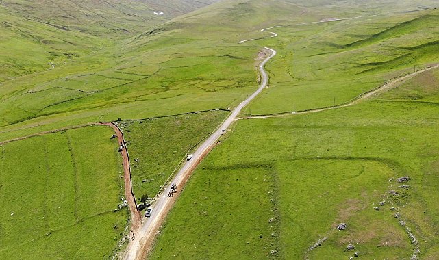 Bayburt'un Günbuldu köyünde isale hattı yenileniyor