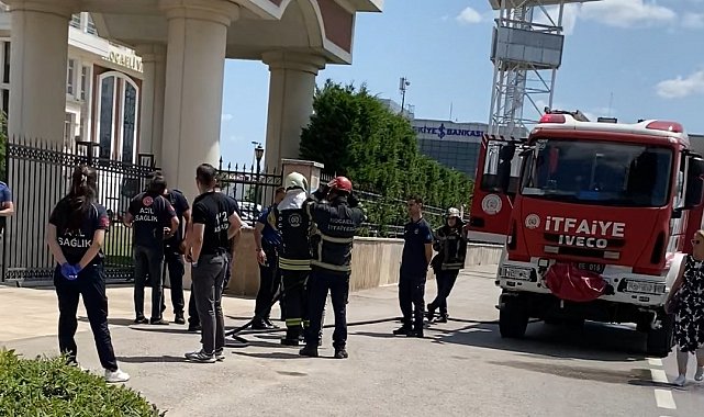 Benzinli intihar teşebbüsünü ekipler engelledi