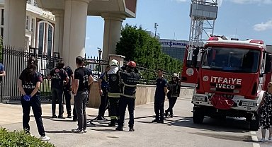 Benzinli intihar teşebbüsünü ekipler engelledi