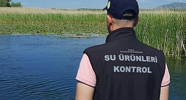 Beyşehir Gölünde denetimler av yasağının son günlerinde de sürdü